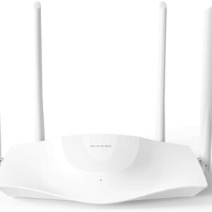 Tenda Wi-Fi 6 Router AX1800 Smart WiFi Router (RX3) -Dual Band Gigabit Wireless Internet Router，with MU-MIMO+OFDMA, 1.8GHz Quad-Core CPU, Up to 1200 Square Feet Coverage(4 Rooms) & 64 Devices