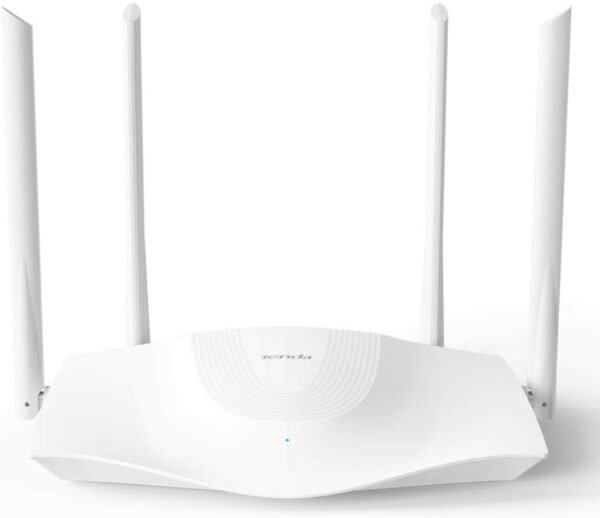 Tenda Wi-Fi 6 Router AX1800 Smart WiFi Router (RX3) -Dual Band Gigabit Wireless Internet Router，with MU-MIMO+OFDMA, 1.8GHz Quad-Core CPU, Up to 1200 Square Feet Coverage(4 Rooms) & 64 Devices