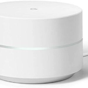 Google WiFi System, 1-Pack - Router Replacement for Whole Home Coverage - NLS-1304-25,white