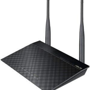 ASUS N300 WiFi Router (RT-N12_D1) - 3 in 1 Wireless Internet Router/Access Point/Range Extender, 2T2R MIMO Technology, Gaming & Streaming, Easy Setup