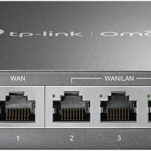 TP-Link ER605 | Multi-WAN Wired VPN Router | Up to 4 Gigabit WAN Ports | SPI Firewall SMB Router | Omada SDN Integrated | Load Balance | Lightning Protection | Limited Lifetime Protection