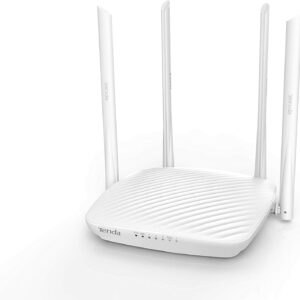Tenda 600Mbps Whole-Home Coverage WiFi Router with 4 x 6dBi High-gain Omnidirectional Antennas/Beamforming+/Easy Setup/App Control (F9)