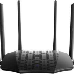 Tenda AC21 Smart WiFi Router - Dual Band Gigabit Wireless (up to 2033 Mbps) Internet Router for Home, 4X4 MU-MIMO Technology, Parental Control Compatible with Alexa (AC2100)