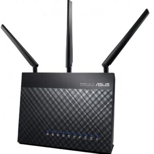 ASUS AC1900 WiFi Gaming Router (RT-AC68U) - Dual Band Gigabit Wireless Internet Router, Gaming & Streaming, AiMesh Compatible, Included Lifetime Internet Security, Adaptive QoS, Parental Control