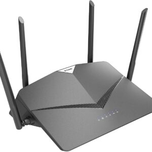 D-Link WiFi Router AC2600 EasyMesh Smart Internet Network Compatible with Alexa & Google Assistant, MU-MIMO Dual Band Gigabit Gaming Mesh (DIR-2640-US)