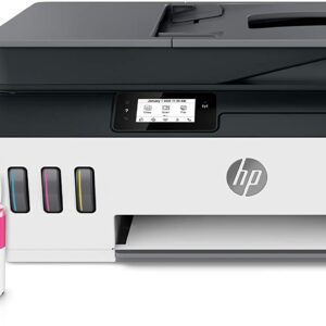 HP Smart -Tank Plus 651 Wireless All-in-One Ink -Tank Printer, up to 2 Years of Ink in Bottles, Auto Document Feeder, Mobile Print, Scan, Copy, Works with Alexa (7XV38A)