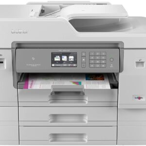 Brother MFC-J6947DW Colour Inkjet Printer - All-in-One, Wireless/USB 2.0/Network/NFC, Printer/Scanner/Copier/Fax Machine, 2 Sided Printing, 3 Paper Trays, A3 Printer, X-Series Business Printer