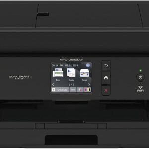 Brother Wireless All-in-One Inkjet Printer, MFC-J690DW, Multi-function Color Printer, Duplex Printing, Mobile Printing