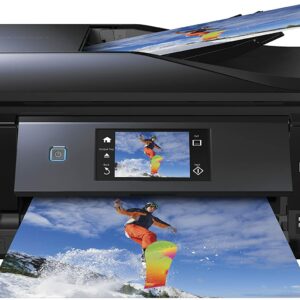 Epson XP-830 Wireless Color Photo Printer with Scanner, Copier & Fax, Amazon Dash Replenishment Ready, C11CE78201, 1