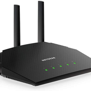 NETGEAR 4-Stream WiFi 6 Router (R6700AXS) – with 1-Year Armor Cybersecurity Subscription - AX1800 Wireless Speed (Up to 1.8 Gbps) | Coverage up to 1,500 sq. ft., 20+ devices, AX WiFi 6 w/ 1yr Security