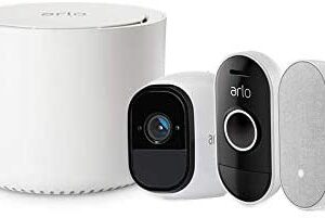 Arlo Smart Home Pro HD Wireless Camera Plus Audio Doorbell and Chime System