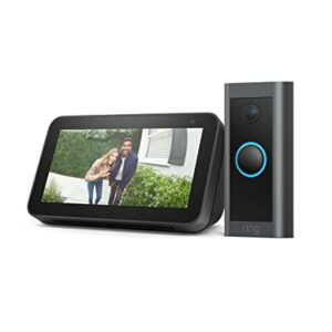 Ring Video Doorbell Wired bundle with Echo Show 5 (2nd Gen)