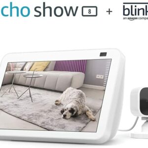 Echo Show 8 (2nd Gen, 2021 release) - Blink Mini