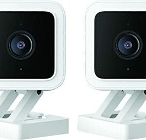 Wyze Cam v3 with Color Night Vision, 1080p HD Indoor/Outdoor Video Camera, 2-Way Audio, Compatible with Alexa, Google Assistant, and IFTTT, 2-Pack