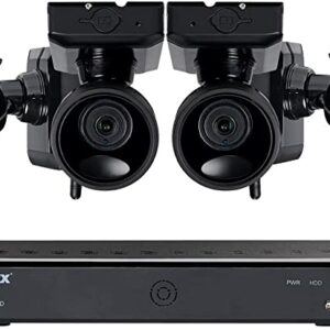 Lorex Wire Free Camera System, 6 Channel DVR, 4 Rechargeable Wire Free Cameras, 95' Night Vision, 2-Way Audio Speaker-Mic
