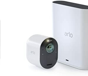 Arlo VMK5140-100NAS Ultra - 4K UHD Wire-Free Security Camera, Color Night Vision, Spotlight, 2-Way Audio, Indoor/Outdoor | with Arlo Video Doorbell