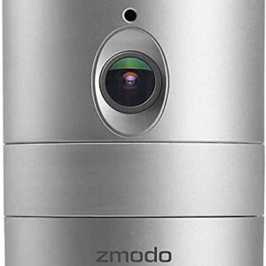Zmodo Torch 360 Smart Home Garden Door Light Wireless Camera, Outdoor Wide Angle, Motion Alert, Silver, without Infrared Night Vision