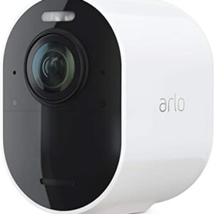 Arlo Ultra 2 Spotlight Camera - Add-on - Wireless Security, 4K Video & HDR, Color Night Vision, Wire-Free, Requires a SmartHub or Base Station sold separately, White - VMC5040-200NAS