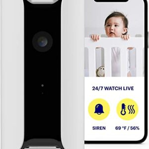 Canary Pro Indoor Home Security Camera with Climate Monitor | 90 dB Siren, 1080p HD, Two-Way Talk, Motion Alert, Works with Alexa, Google Assistant, Baby Monitor, WiFi IP