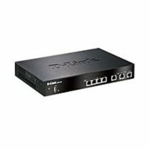Used D-Link DSR-500 4-Port Network Services Router - Wired - 1 Gbps - IEEE 802.1Q, IEEE 802.1x
