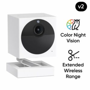 WYZE Cam Outdoor v2 Add-On Camera, 1080p HD Indoor & Outdoor Wireless Security Camera with Color Night Vision and 2-Way Audio (base station required)