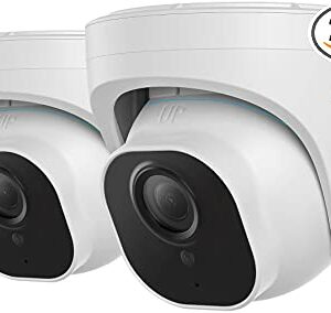 REOLINK 4K Outdoor Cameras for Home Security, IP PoE Dome Surveillance Camera, Smart Human/Vehicle Detection, Time Lapse, Work with Smart Home, Up to 256GB Micro SD Card, RLC-820A (Pack of 2)