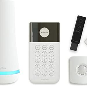 SimpliSafe 5 Piece Wireless Home Security System - Optional 24/7 Professional Monitoring - No Contract - Compatible with Alexa and Google Assistant