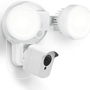 Wasserstein 4-in-1 Wired Floodlight, Charger, Mount and Outdoor Case Compatible with Wyze Cam - 2000 Lumens Powerful Outdoor Floodlight (White) (Camera NOT Included)