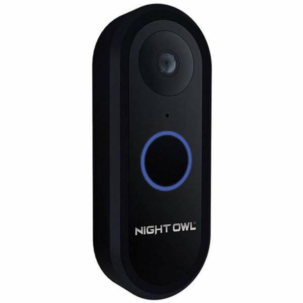 Night Owl DBWNIP2M Smart Wired 1080p Video Doorbell with Mounts