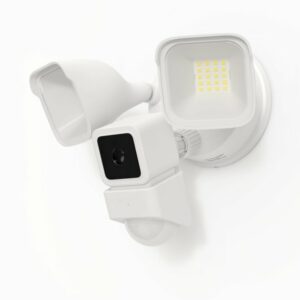 Wyze Cam Floodlight with 2600 Lumen LEDs, 1080p HD IP65 Outdoor Smart Security Camera, Color Night Vision, 270-Degree Customizable Motion Detection, 105dB Siren, and Two-Way Audio