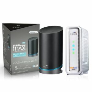SURFboard mAX™ Pro Mesh Wi-Fi 6 Router & SB8200 Cable Modem DOCSIS 3.1