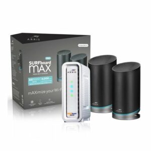 SURFboard mAX™ Pro Mesh Wi-Fi 6 System (2-pack) & SB8200 Cable Modem DOCSIS 3.1