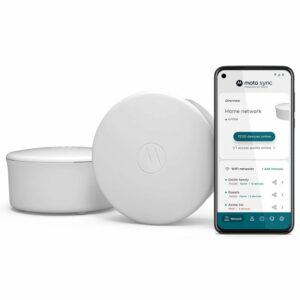Motorola WiFi 6 Mesh System, 1.8 Gbps speed | mh7600 | 2-Pack covers 3,500 sqft (mh7602)