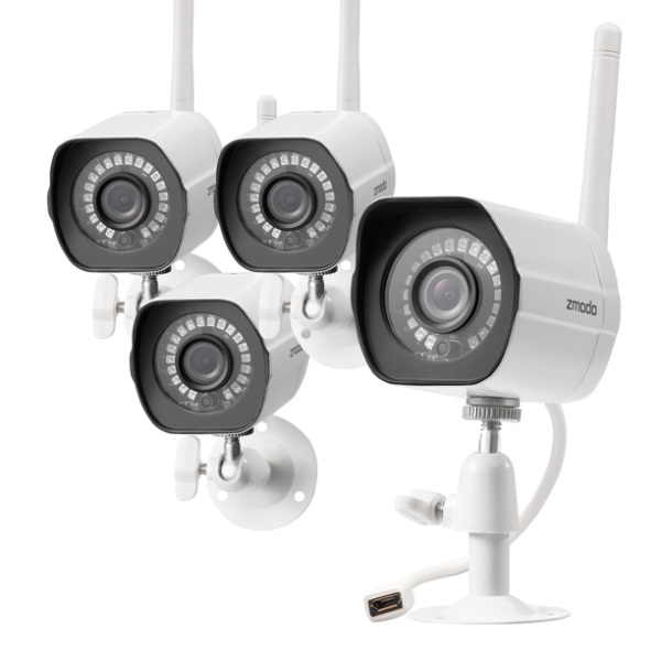 Zmodo Two-Way Audio Mini WiFi Home Security Camera (2 Pack)
