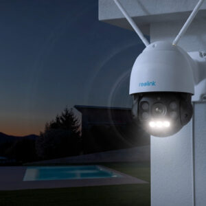 Reolink Smart 5MP WiFi IP Camera with Smart Person/Vehicle Detection, PTZ, Spotlight, Two-Way Audio & Color Night Vision | RLC-523WA
