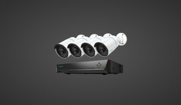 Reolink RLK8-510B4-A 5MP Person/Vehicle Detection PoE Waterproof Security Camera System with 2TB HDD 8-Channel NVR for 24/7 Recording
