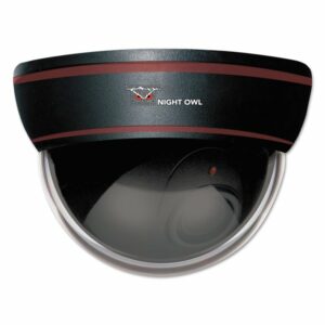Night Owl Decoy Dome Camera with Flashing LED Light, Black -NGTDUMDOMEB